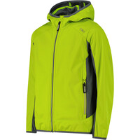 Cmp chaqueta softshell niño KID JACKET FIX HOOD vista detalle