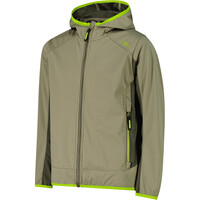 Cmp chaqueta softshell niño KID JACKET FIX HOOD vista detalle