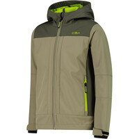 Cmp chaqueta softshell niño KID JACKET FIX HOOD vista detalle