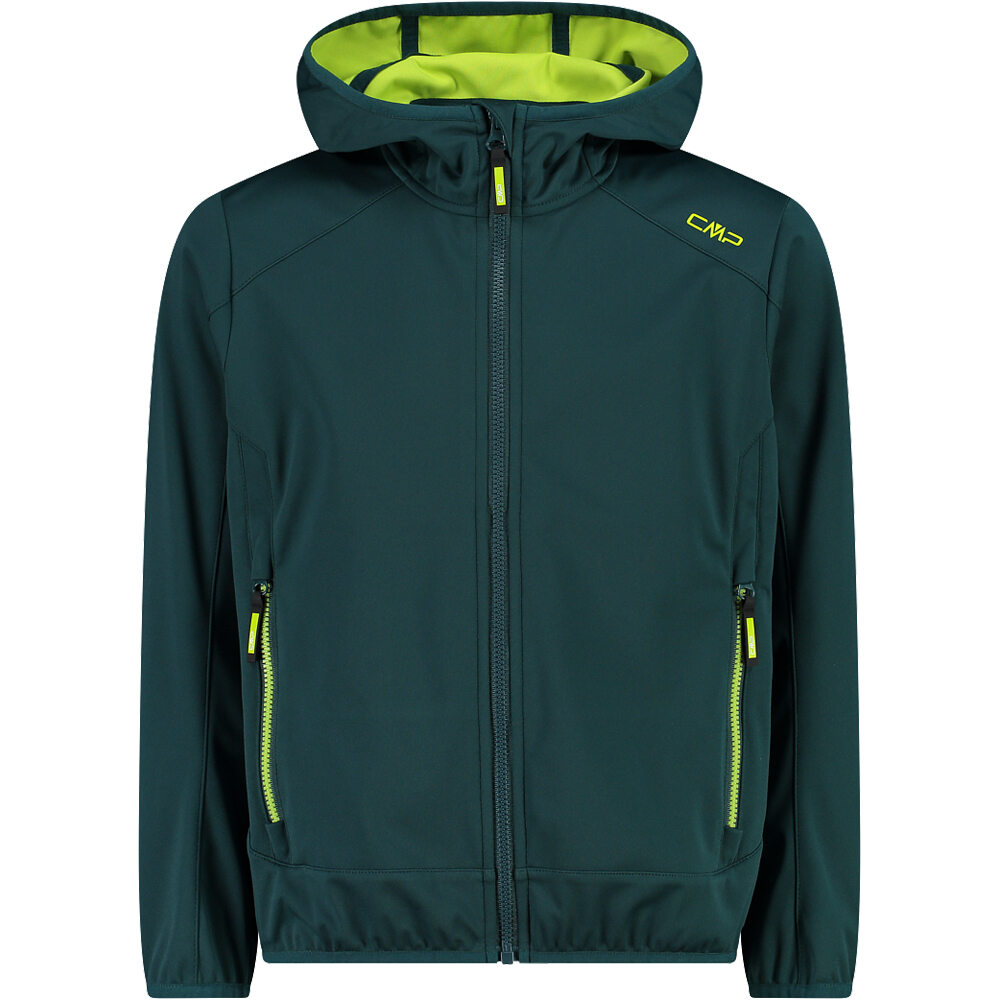 Cmp chaqueta softshell niño KID JACKET FIX HOOD vista frontal