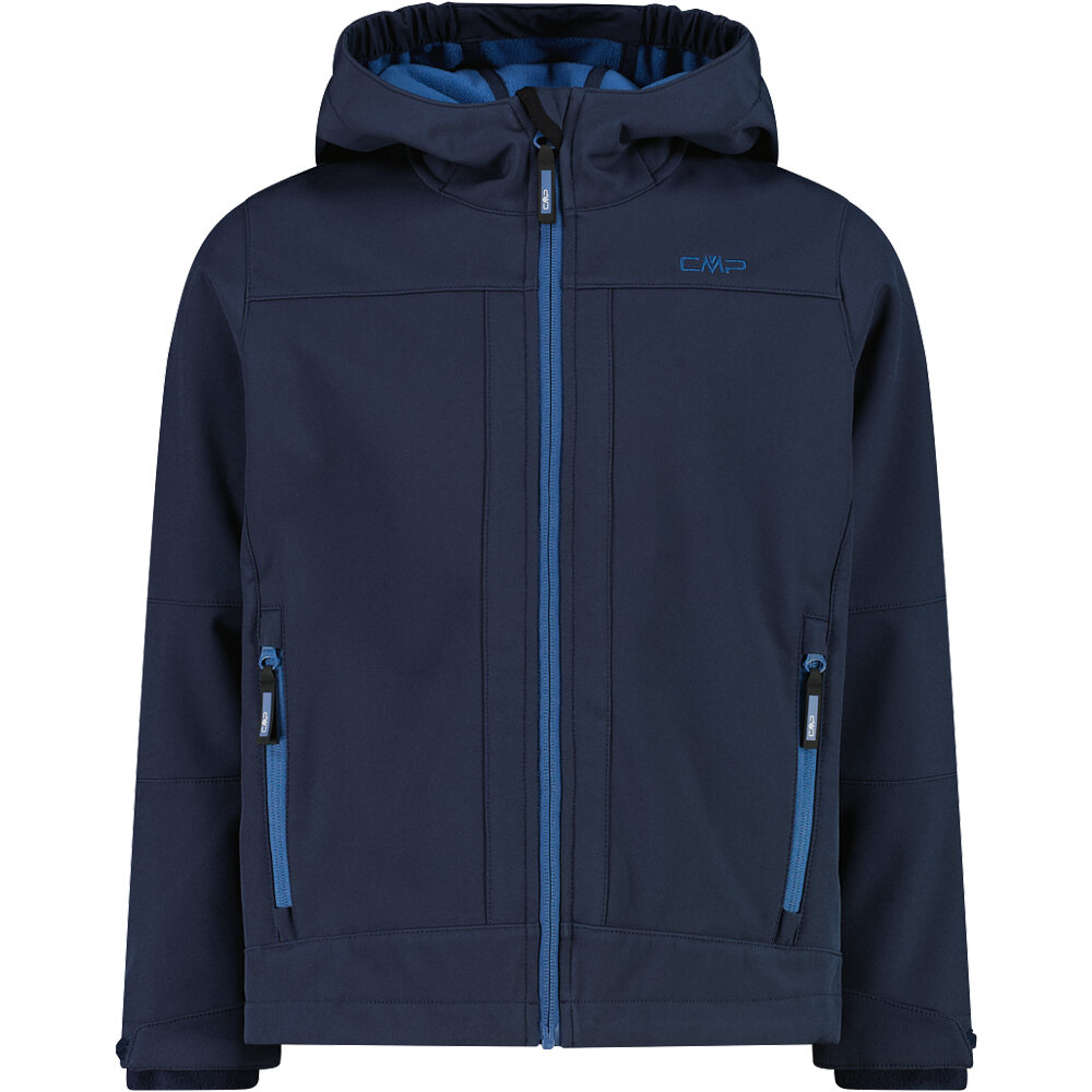 Cmp chaqueta softshell niño KID JACKET FIX HOOD vista frontal