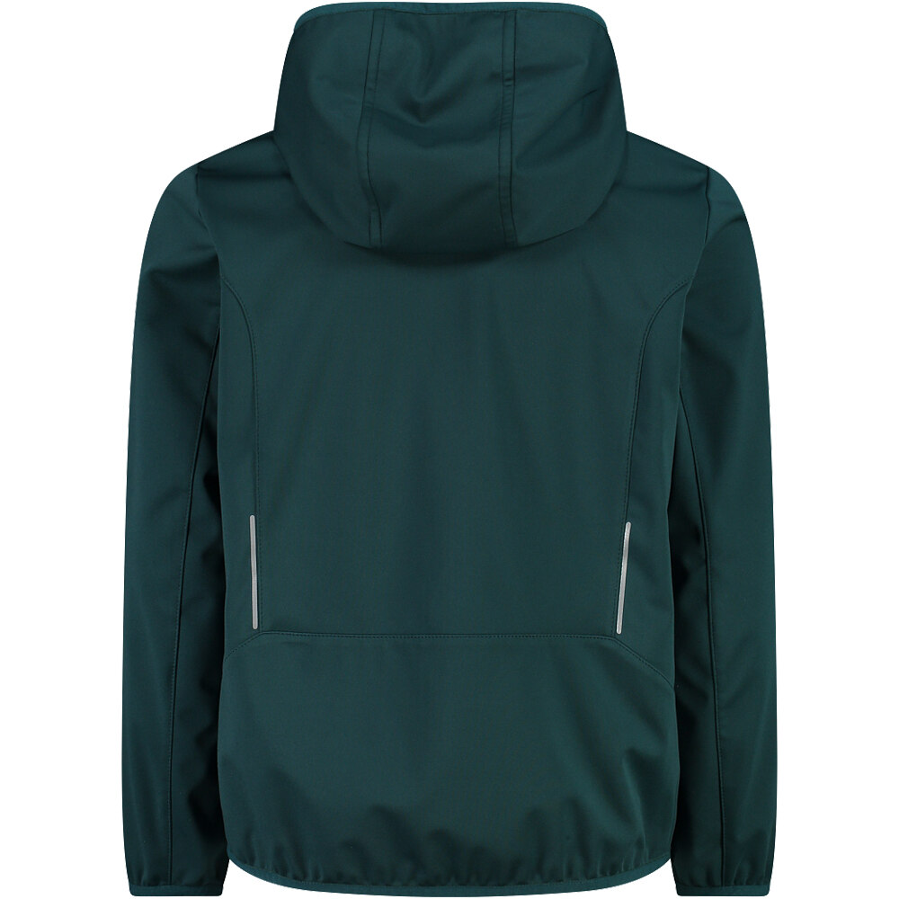 Cmp chaqueta softshell niño KID JACKET FIX HOOD vista trasera