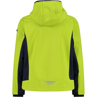 Cmp chaqueta softshell niño KID JACKET FIX HOOD vista trasera