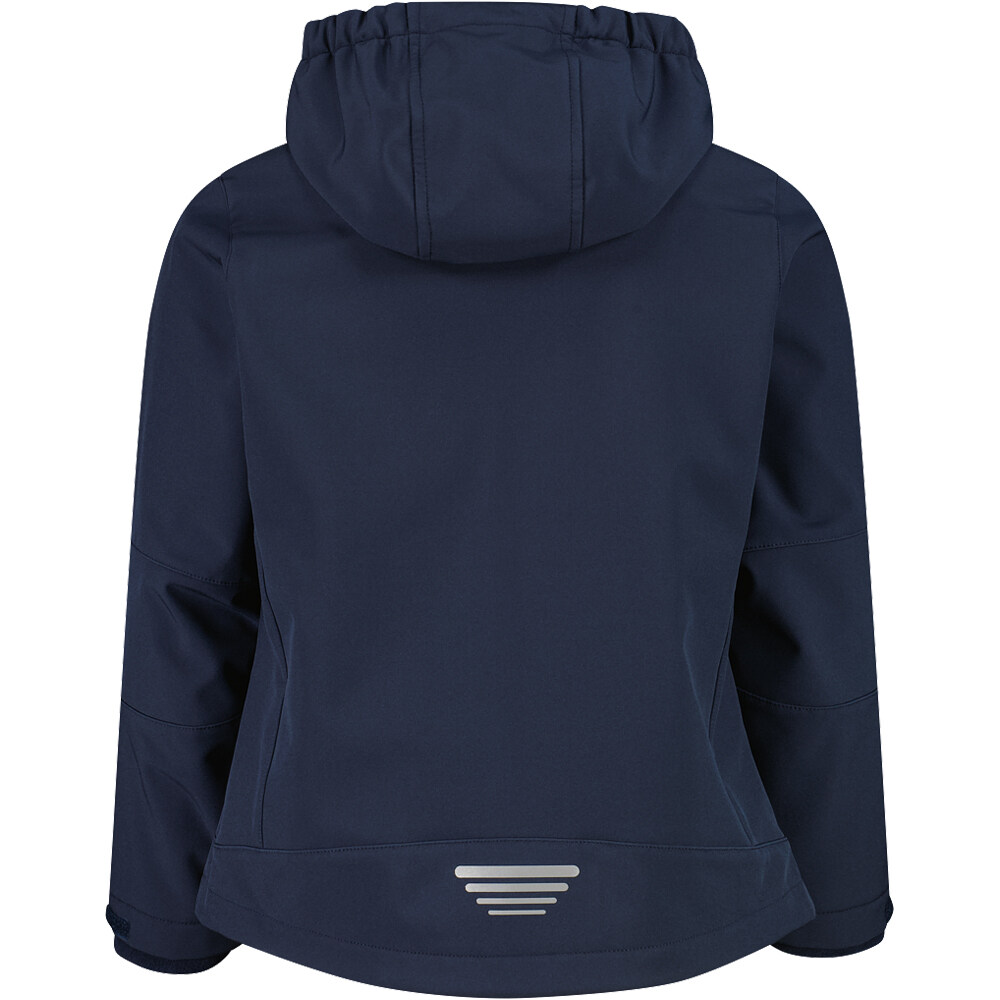 Cmp chaqueta softshell niño KID JACKET FIX HOOD vista trasera