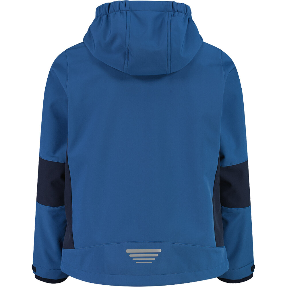 Cmp chaqueta softshell niño KID JACKET FIX HOOD vista trasera