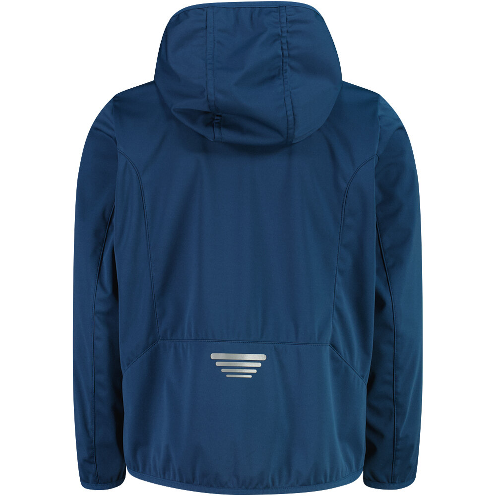 Cmp chaqueta softshell niño KID JACKET FIX HOOD vista trasera