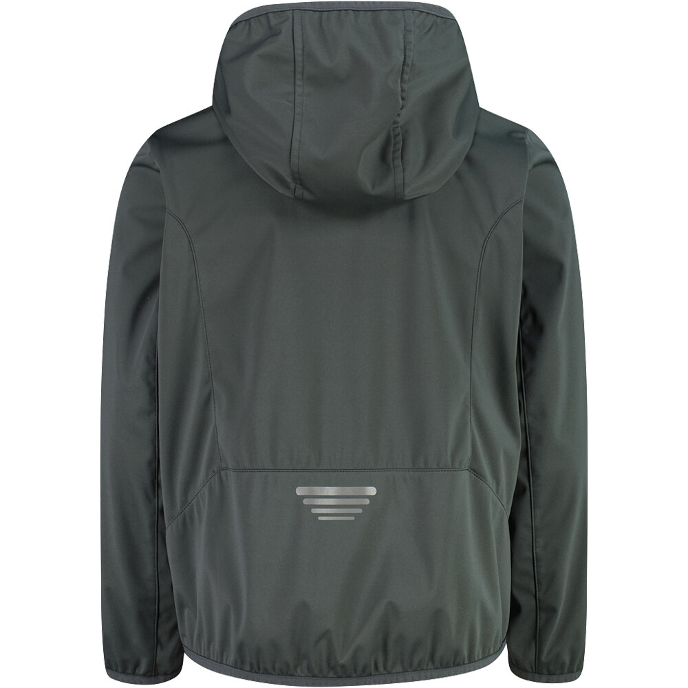 Cmp chaqueta softshell niño KID JACKET FIX HOOD vista trasera