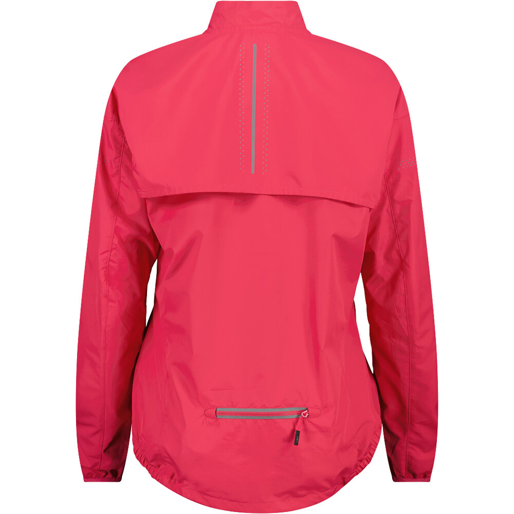 Cmp cortavientos ciclismo mujer WOMAN JACKET WITH DETACHABLE SLEEVES vista trasera
