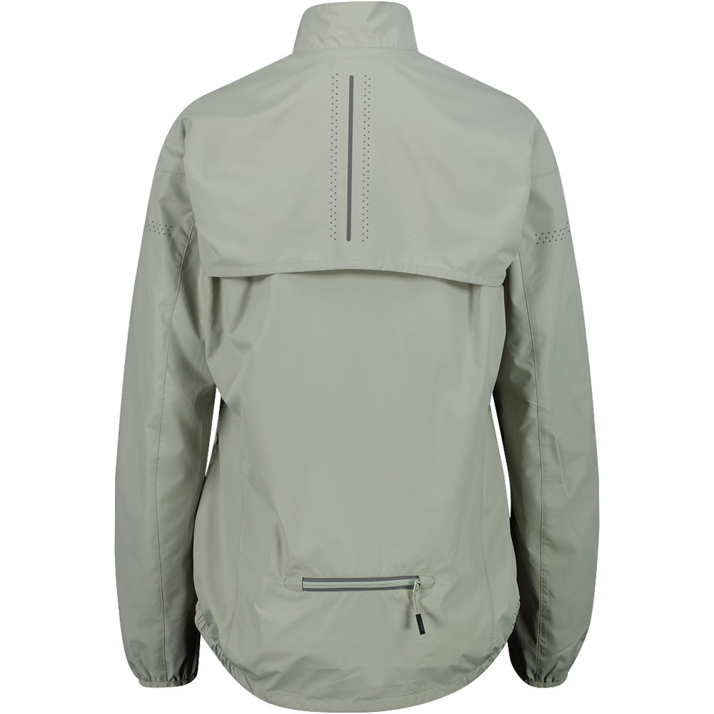 Cmp cortavientos ciclismo mujer WOMAN JACKET WITH DETACHABLE SLEEVES vista trasera