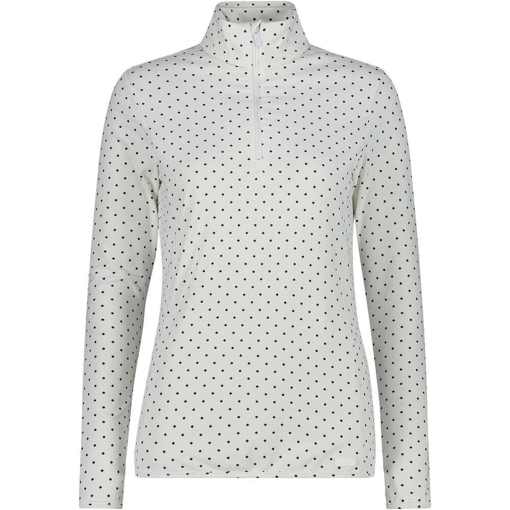 Cmp forro polar esquí mujer WOMAN PRINTED SWEAT vista frontal