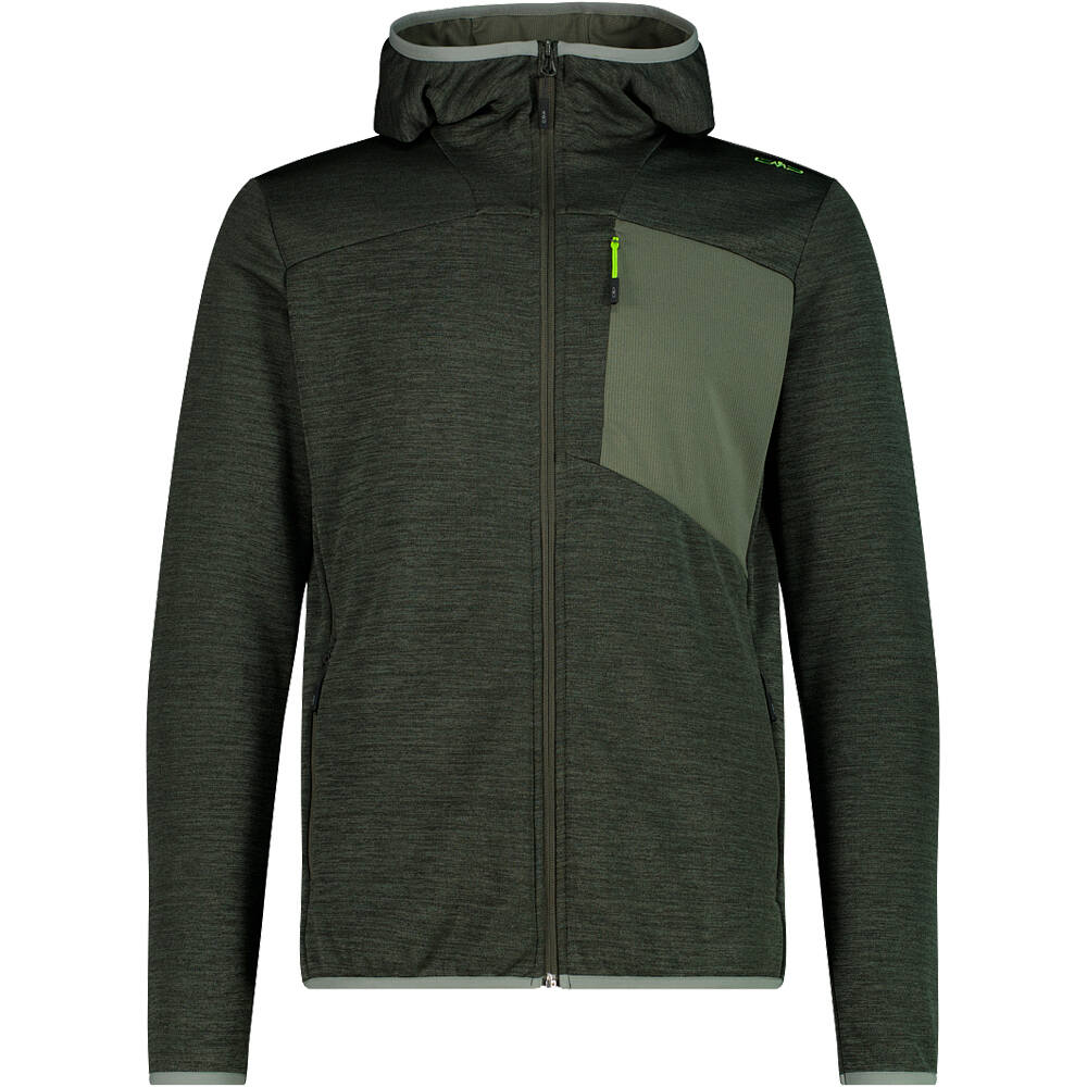 Cmp forro polar hombre MAN JACKET FIX HOOD vista frontal