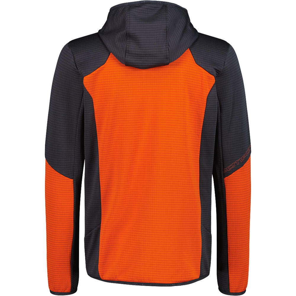 Cmp forro polar hombre MAN JACKET FIX HOOD vista trasera