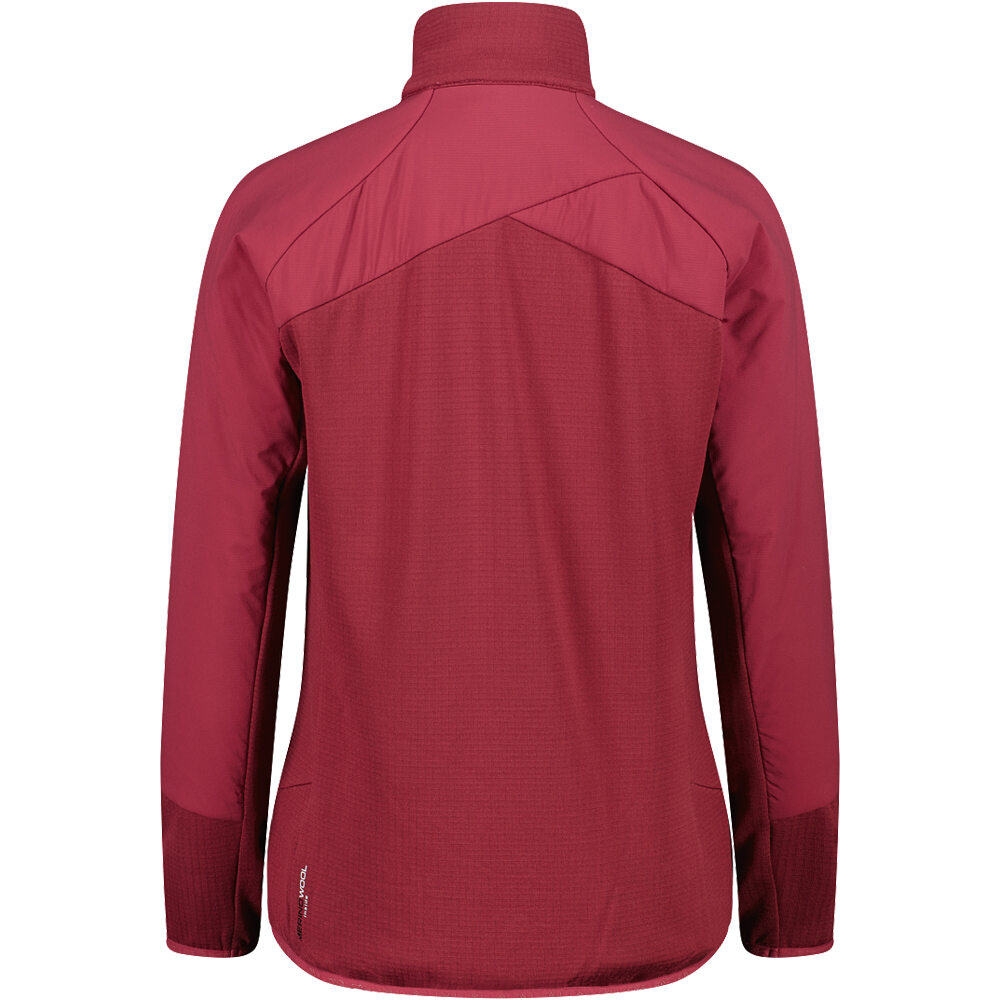 Cmp forro polar mujer KILDAR WOMAN JACKET HYBRID vista trasera