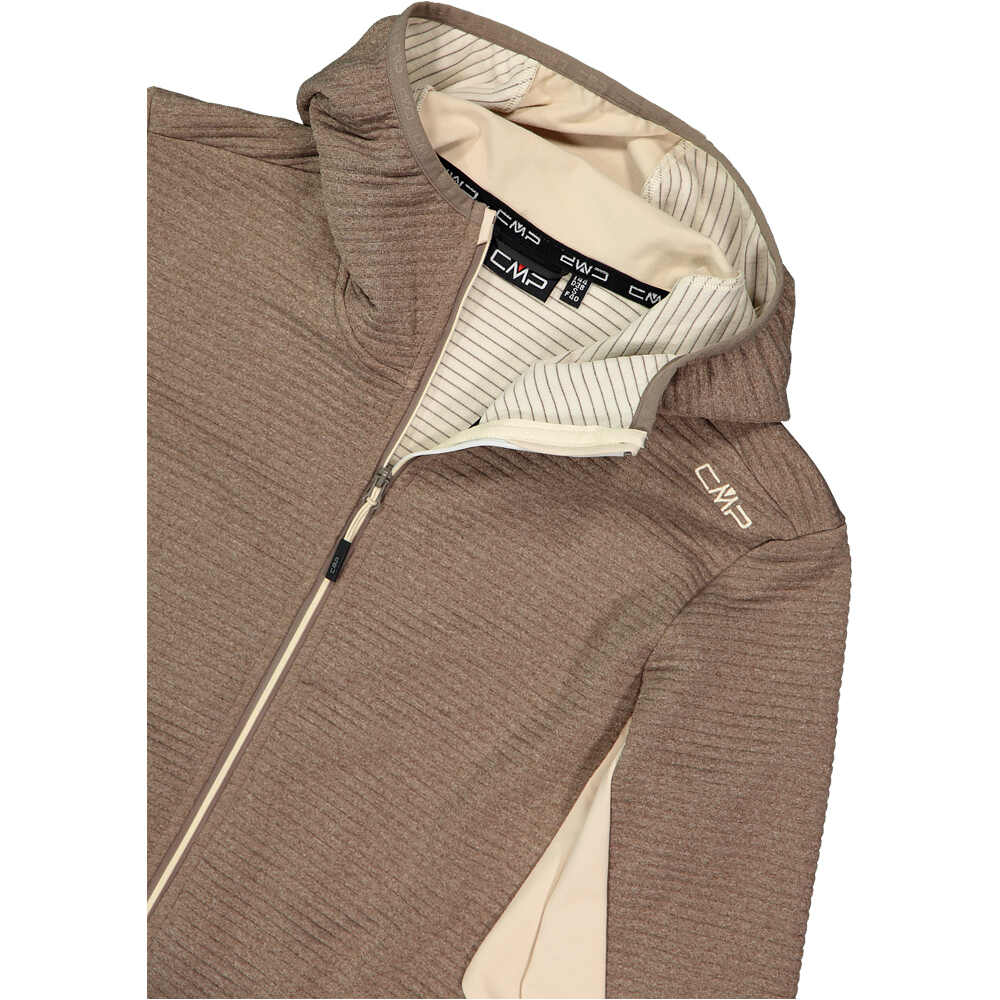 Cmp forro polar mujer WOMAN JACKET FIX HOOD 04