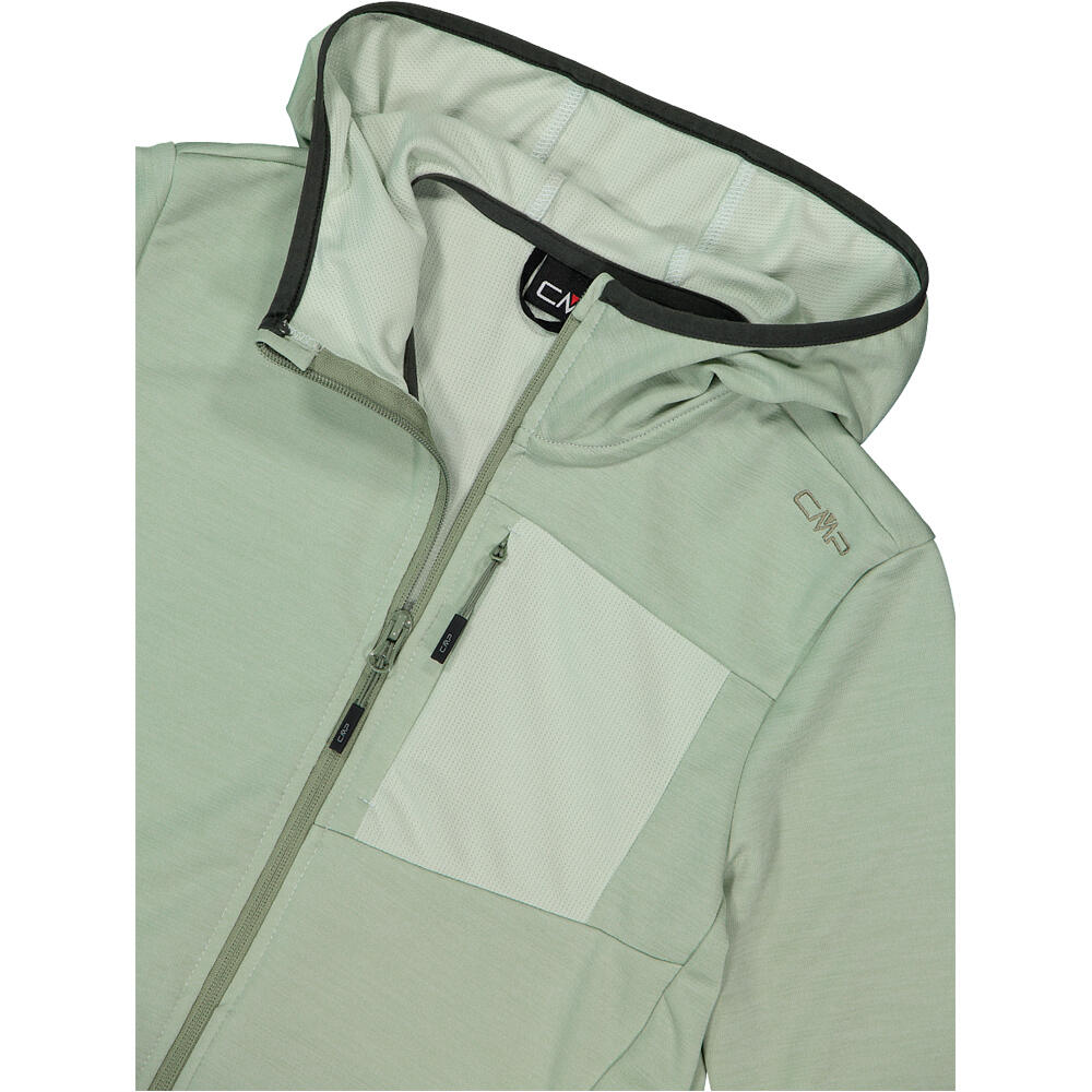 Cmp forro polar mujer WOMAN JACKET FIX HOOD 04