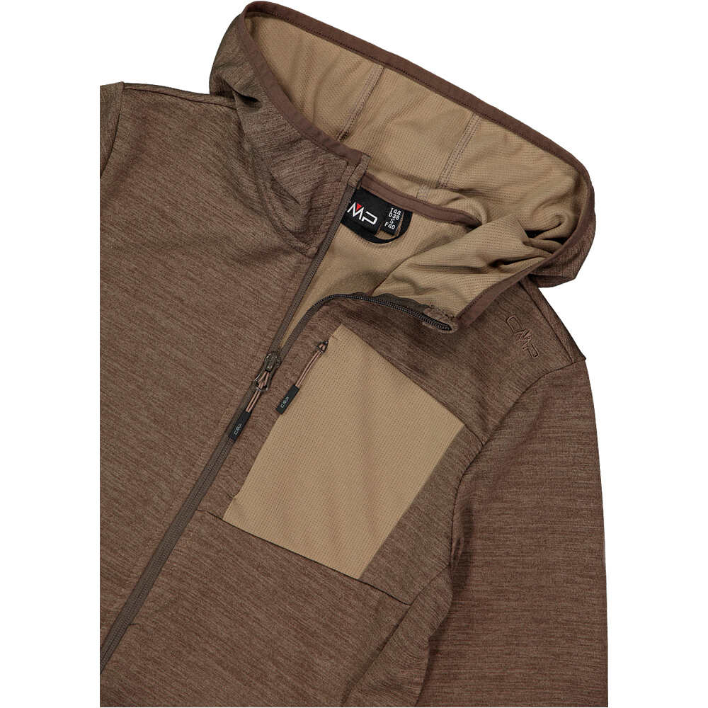 Cmp forro polar mujer WOMAN JACKET FIX HOOD 04