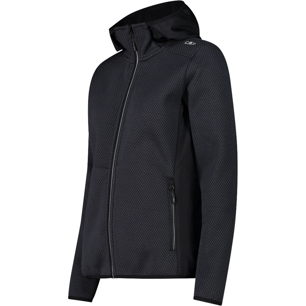 Cmp forro polar mujer WOMAN JACKET FIX HOOD vista detalle