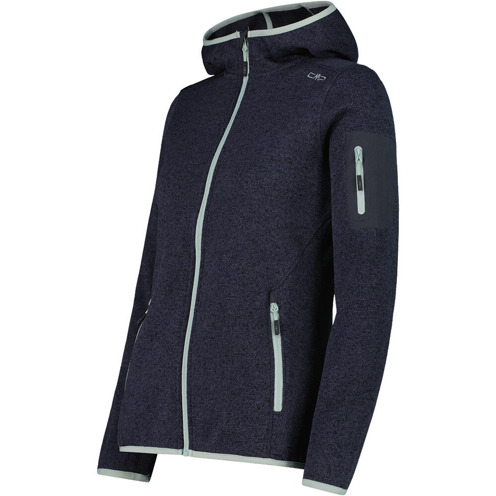 Cmp forro polar mujer WOMAN JACKET FIX HOOD vista detalle