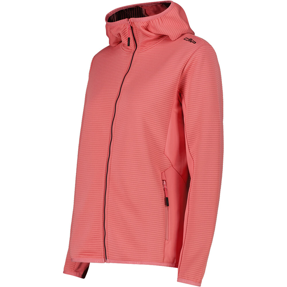 Cmp forro polar mujer WOMAN JACKET FIX HOOD vista detalle