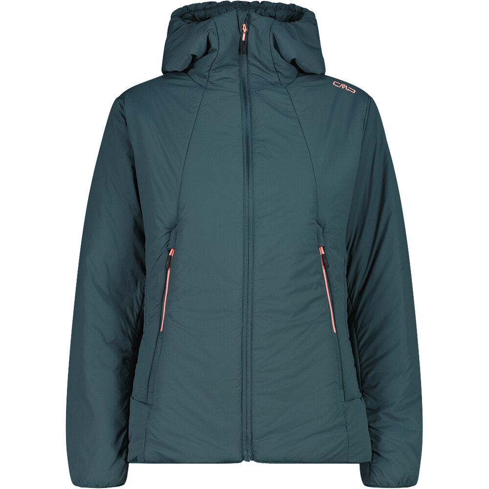 Cmp forro polar mujer WOMAN JACKET FIX HOOD vista frontal