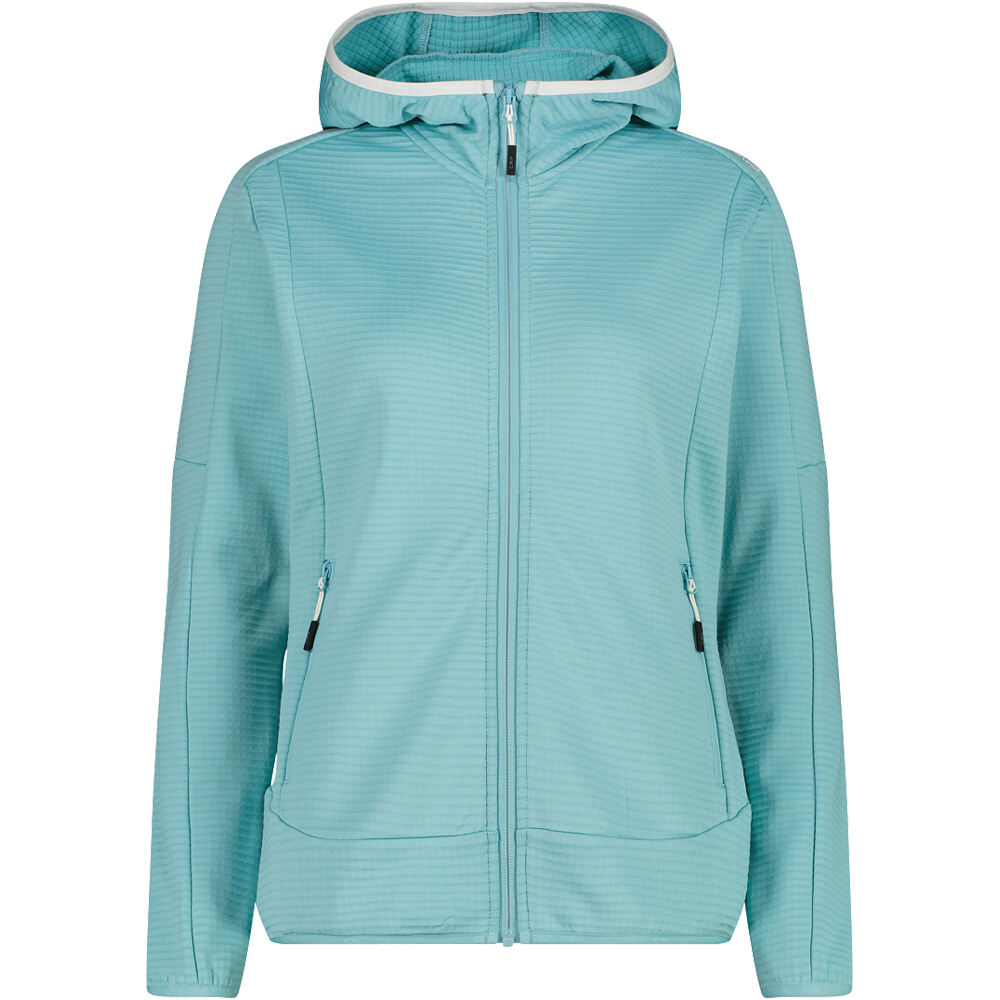 Cmp forro polar mujer WOMAN JACKET FIX HOOD vista frontal