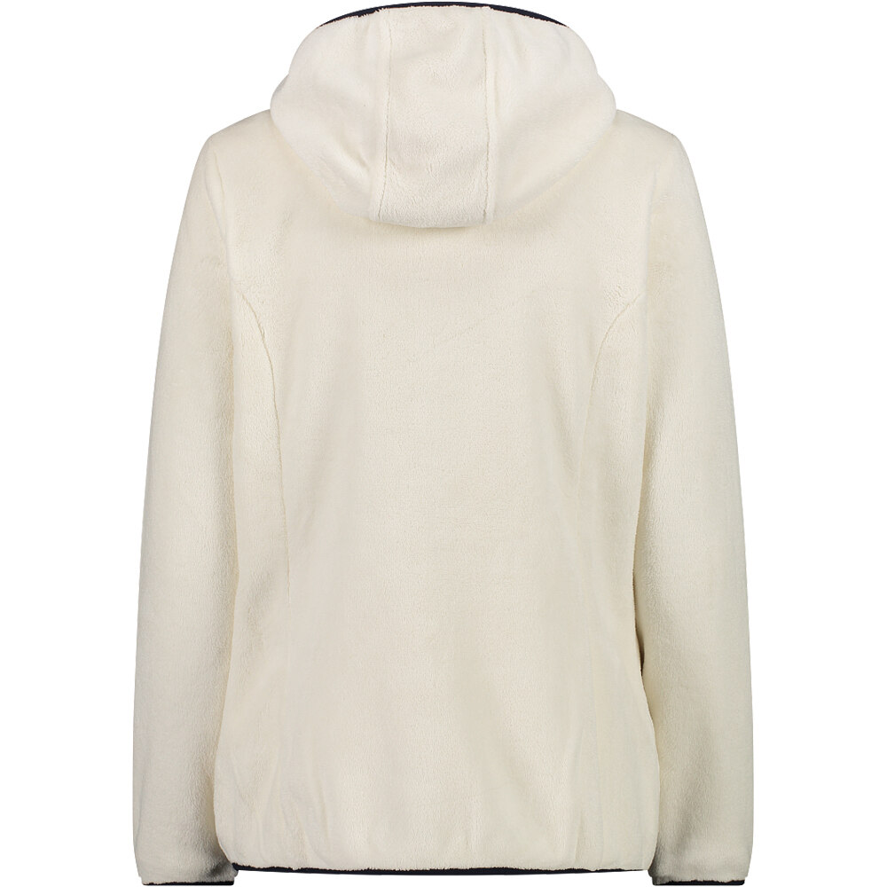Cmp forro polar mujer WOMAN JACKET FIX HOOD vista trasera