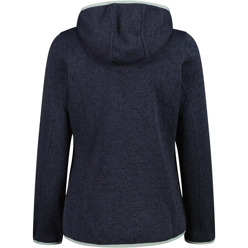 Cmp forro polar mujer WOMAN JACKET FIX HOOD vista trasera