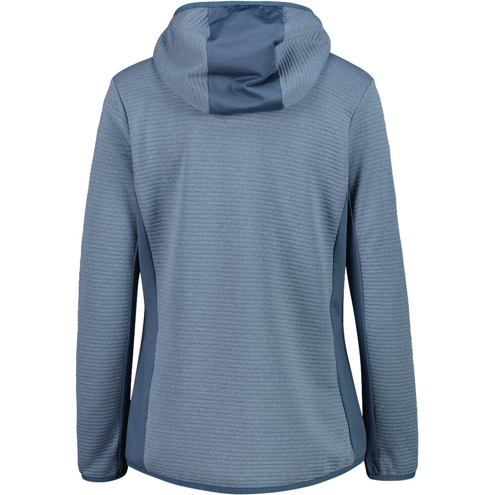 Cmp forro polar mujer WOMAN JACKET FIX HOOD vista trasera