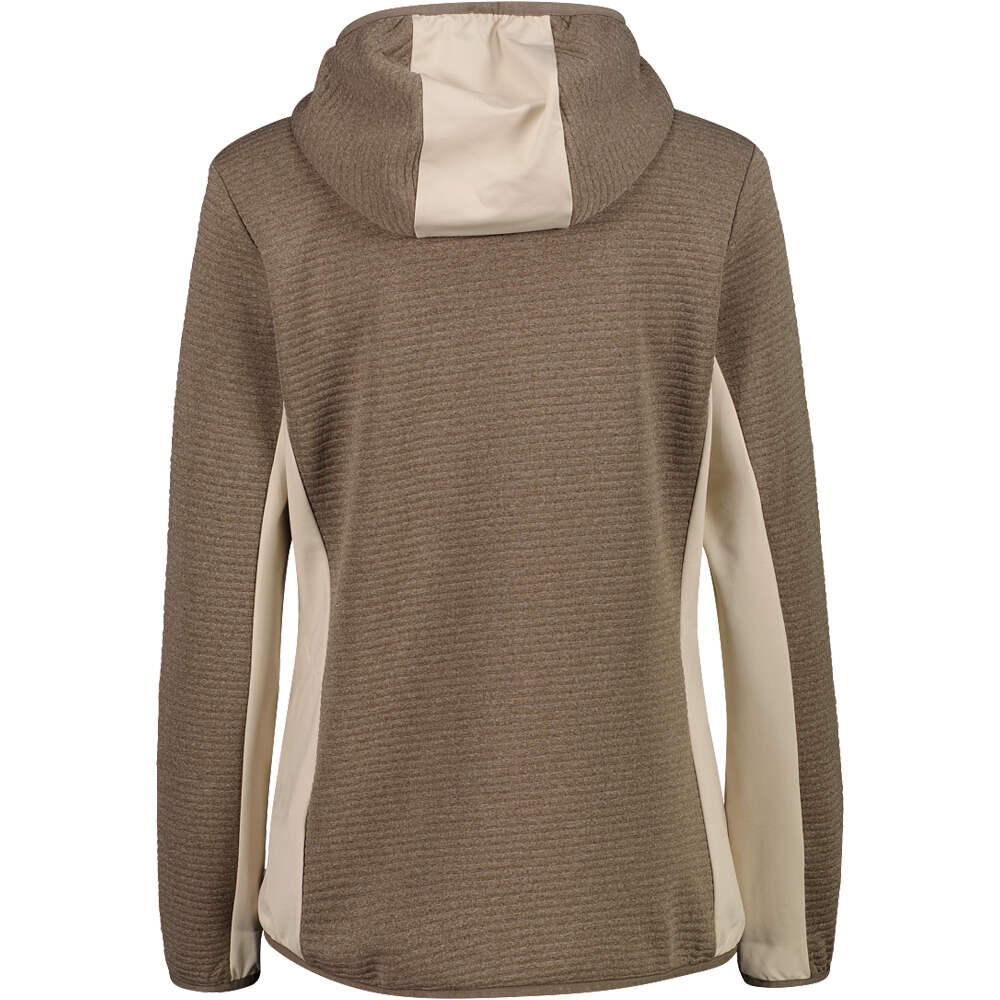 Cmp forro polar mujer WOMAN JACKET FIX HOOD vista trasera
