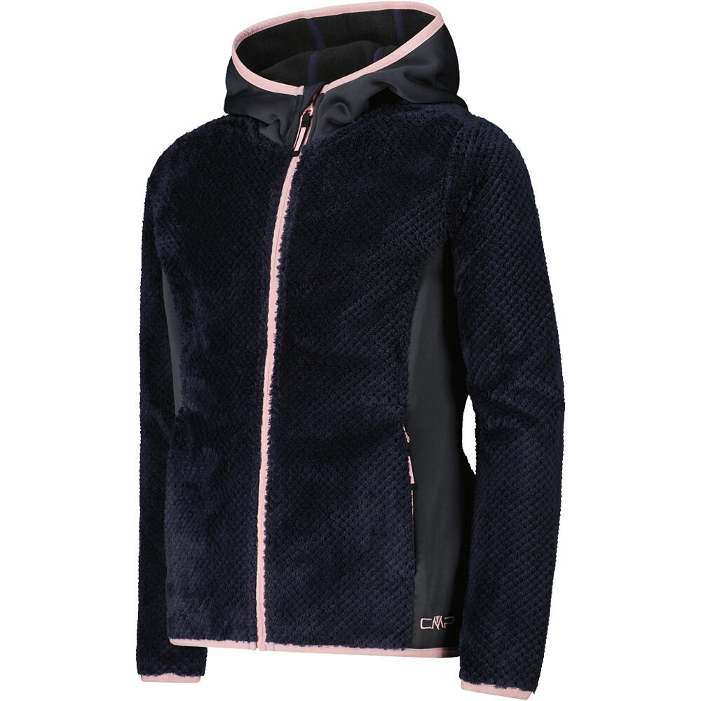 Cmp forro polar niño KID G JACKET FIX HOOD vista detalle