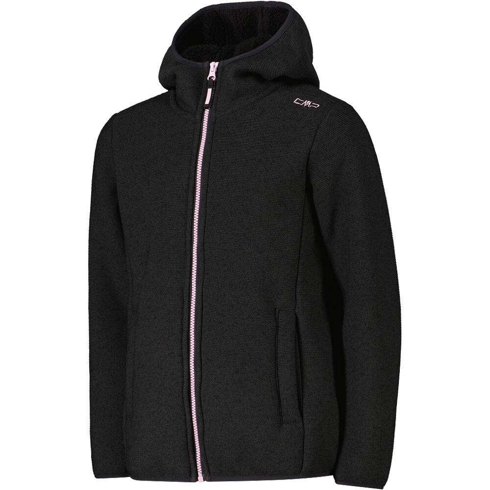 Cmp forro polar niño KID G JACKET FIX HOOD vista detalle