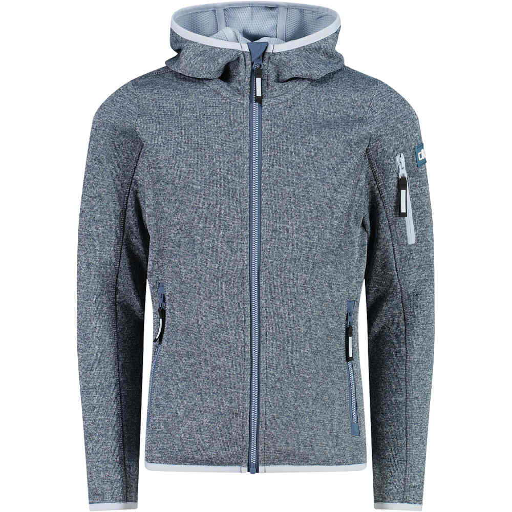 Cmp forro polar niño KID G JACKET FIX HOOD vista frontal