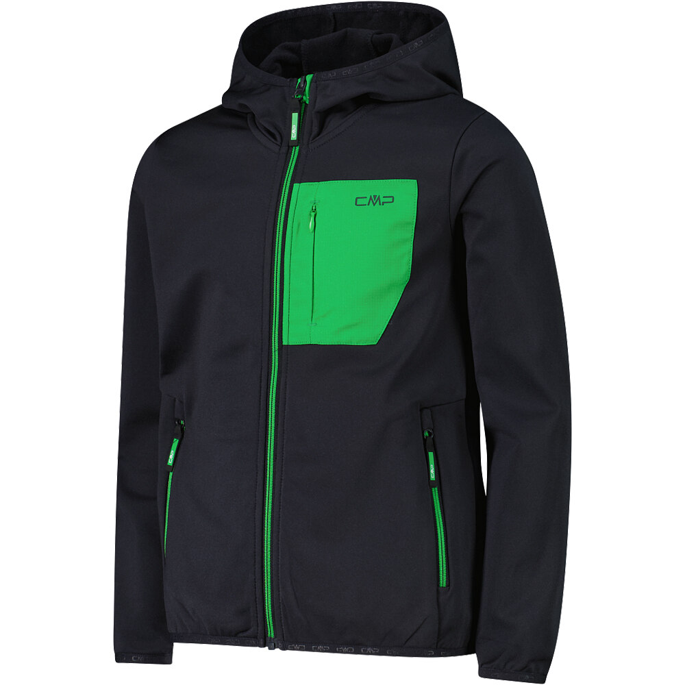 Cmp forro polar niño KID JACKET FIX HOOD vista detalle
