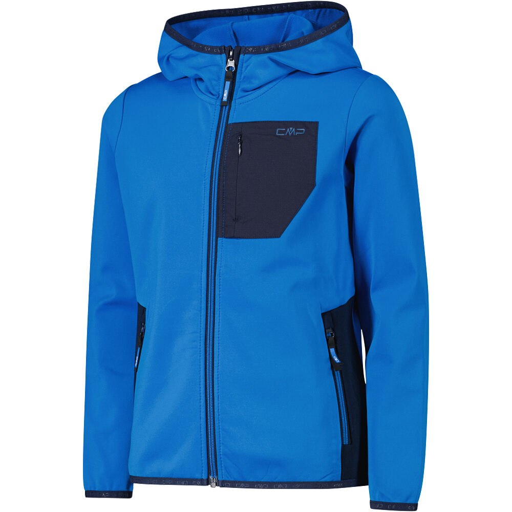 Cmp forro polar niño KID JACKET FIX HOOD vista detalle