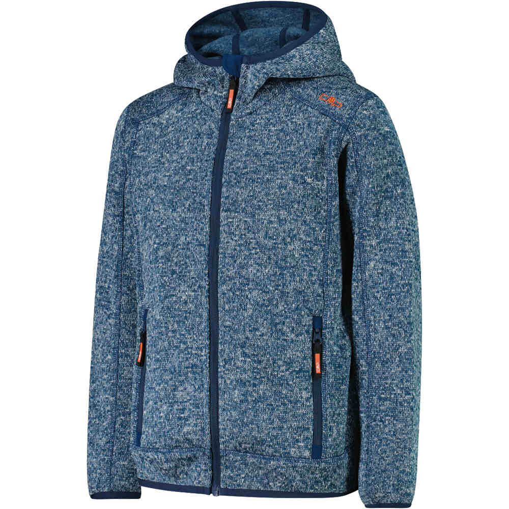 Cmp forro polar niño KID JACKET FIX HOOD vista detalle
