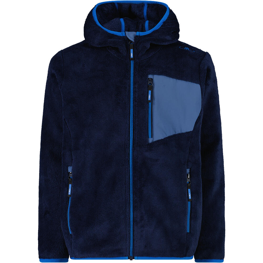 Cmp forro polar niño KID JACKET FIX HOOD vista frontal