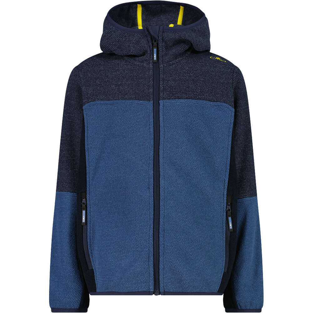 Cmp forro polar niño KID JACKET FIX HOOD vista frontal