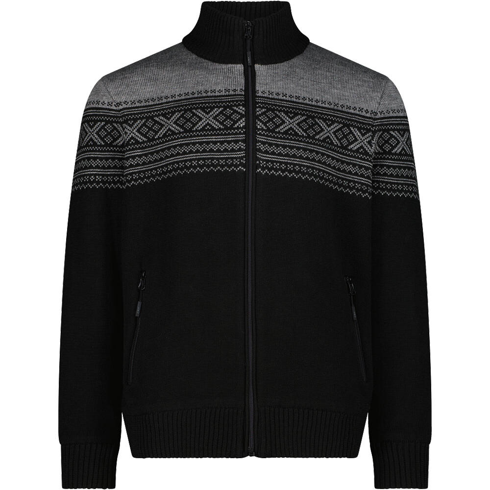 Cmp jersey esquí hombre MAN JACKET KNITTED WP vista frontal