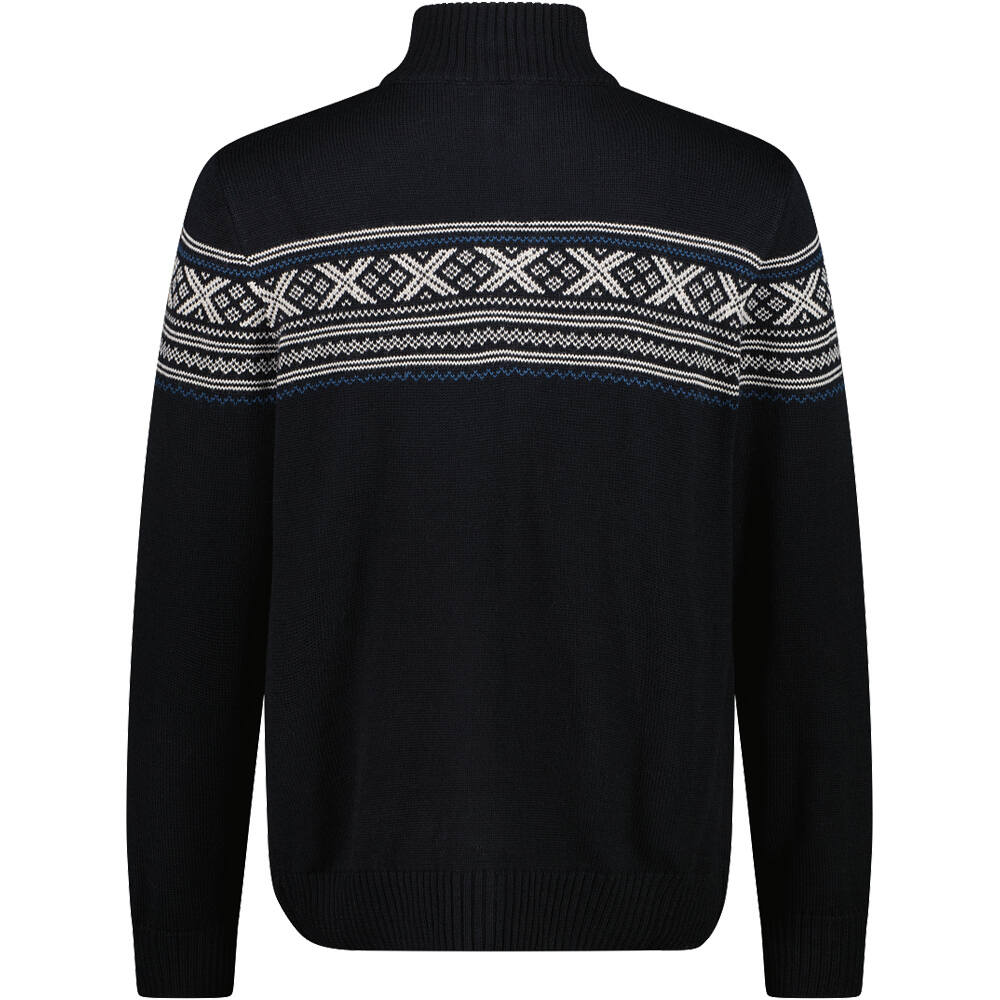 Cmp jersey esquí hombre MAN SWEAT KNITTED vista trasera
