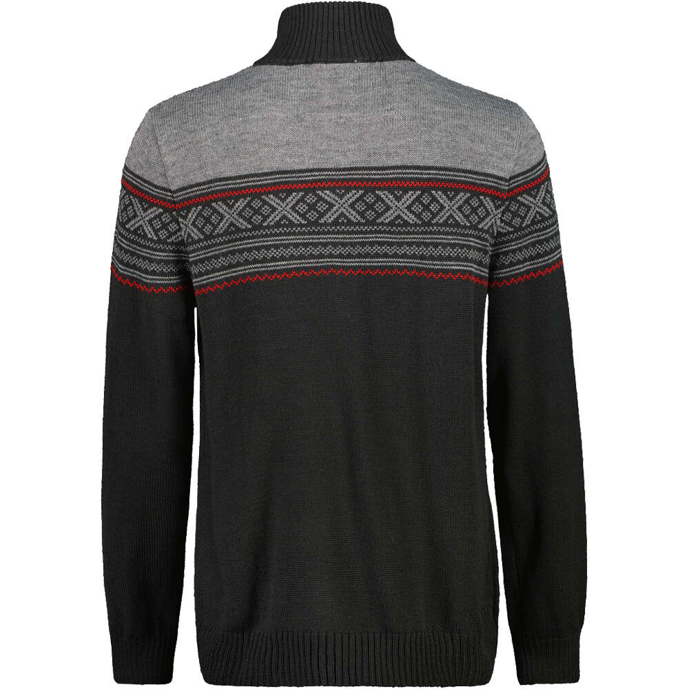 Cmp jersey esquí hombre MAN SWEAT KNITTED vista trasera