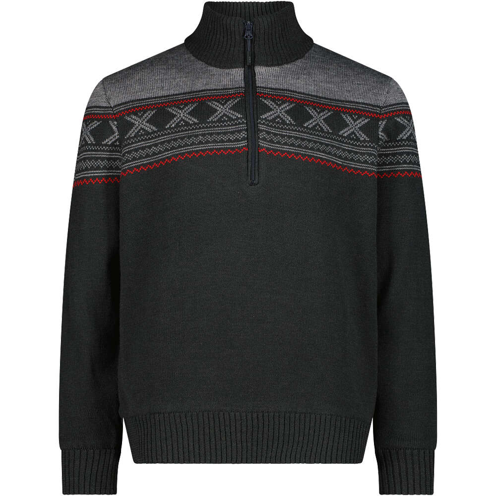 Cmp jersey esquí hombre MAN SWEAT KNITTED WP vista frontal
