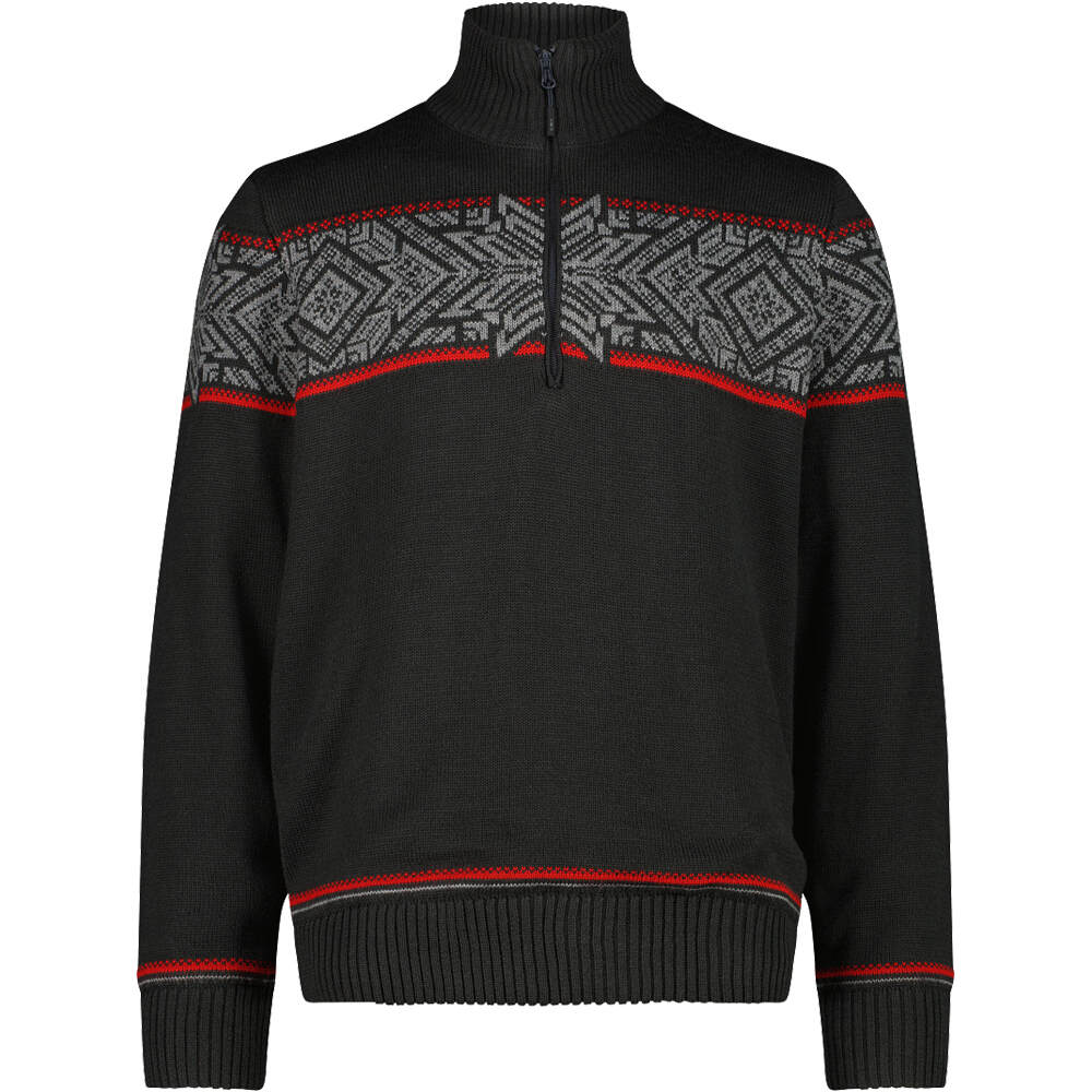 Cmp jersey esquí hombre MAN SWEAT KNITTED WP vista frontal