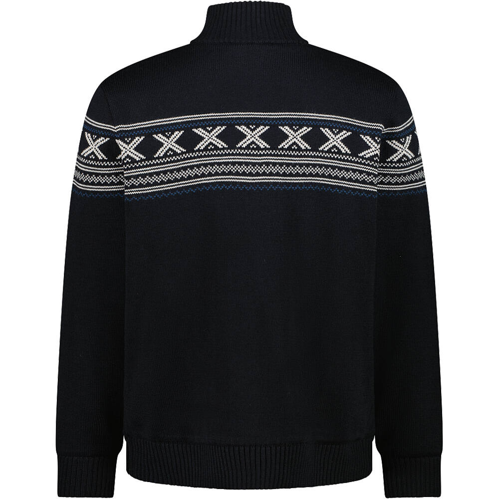 Cmp jersey esquí hombre MAN SWEAT KNITTED WP vista trasera