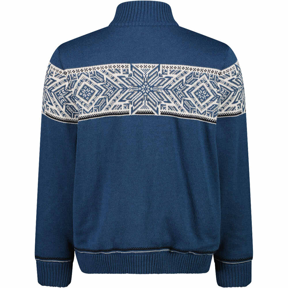 Cmp jersey esquí hombre MAN SWEAT KNITTED WP vista trasera