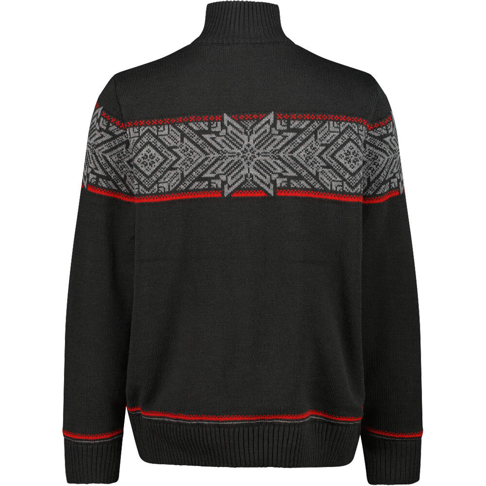 Cmp jersey esquí hombre MAN SWEAT KNITTED WP vista trasera