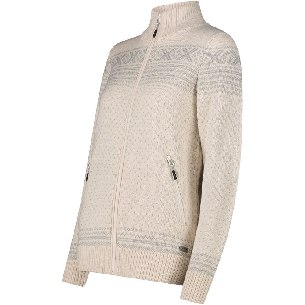 Cmp jersey esquí mujer WOMAN JACKET KNITTED vista detalle