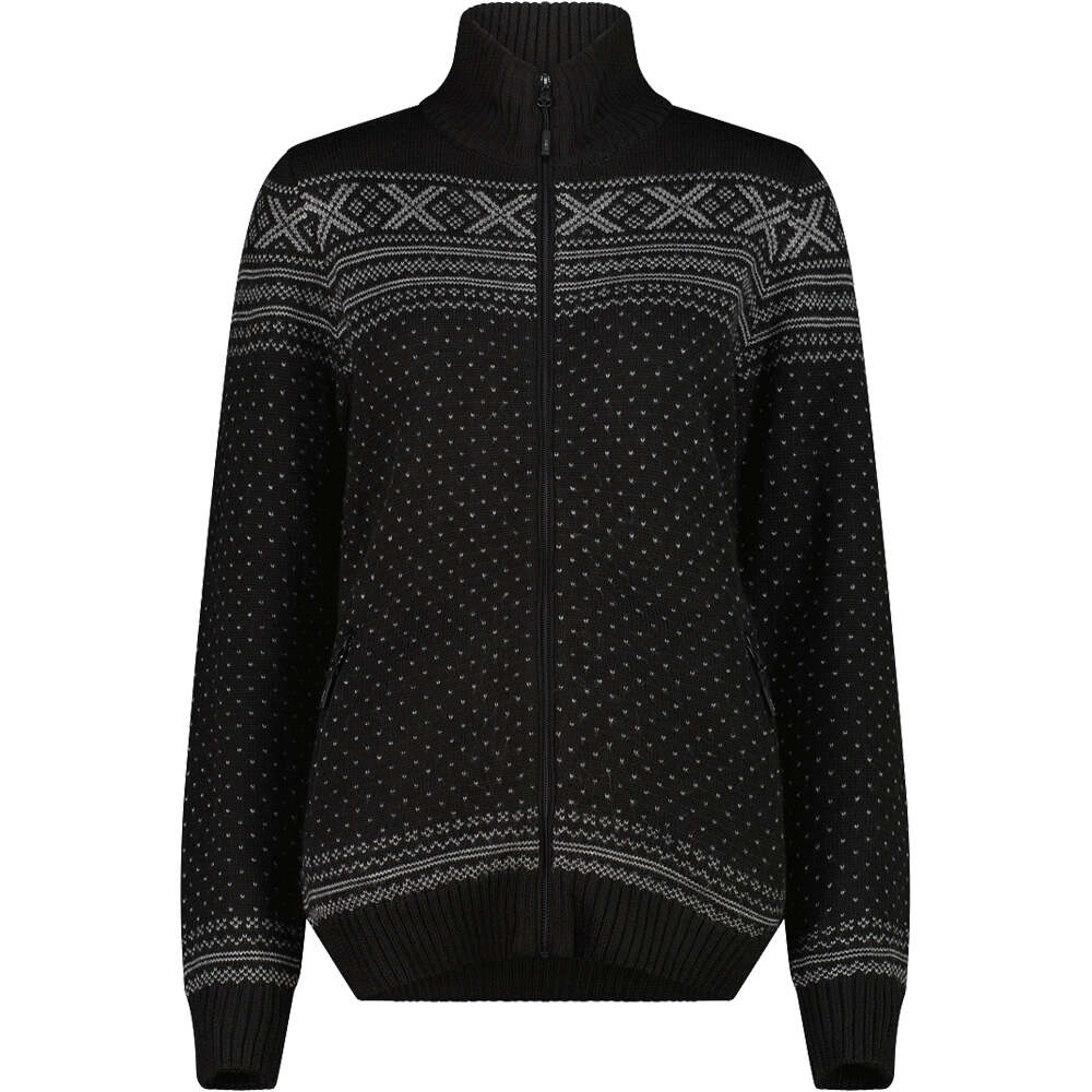 Cmp jersey esquí mujer WOMAN JACKET KNITTED vista frontal