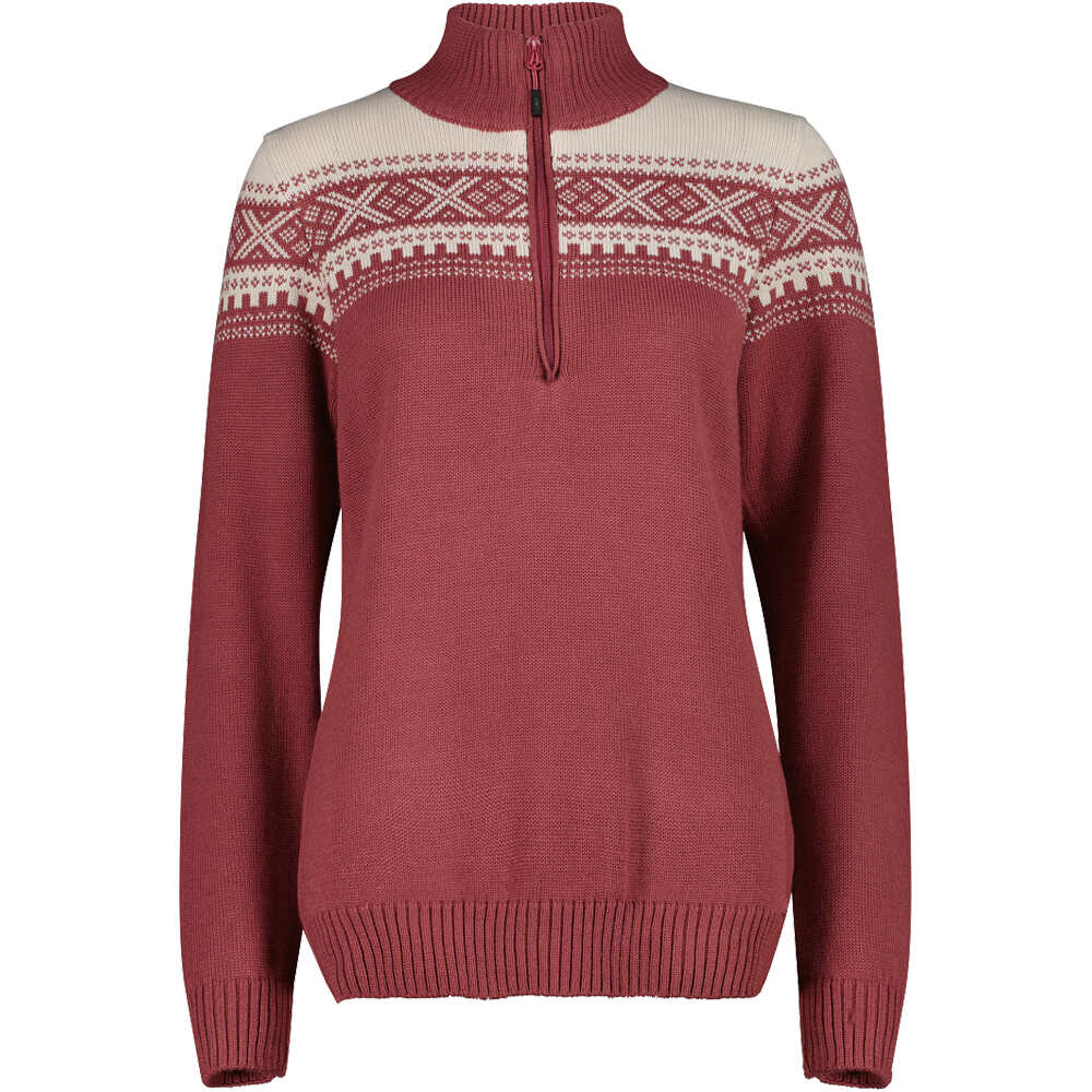 Cmp jersey esquí mujer WOMAN SWEAT KNITTED vista frontal