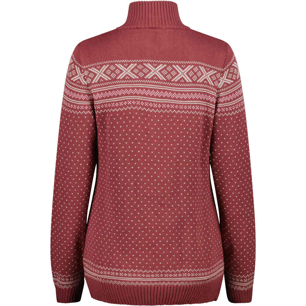 Cmp jersey esquí mujer WOMAN SWEAT KNITTED vista trasera
