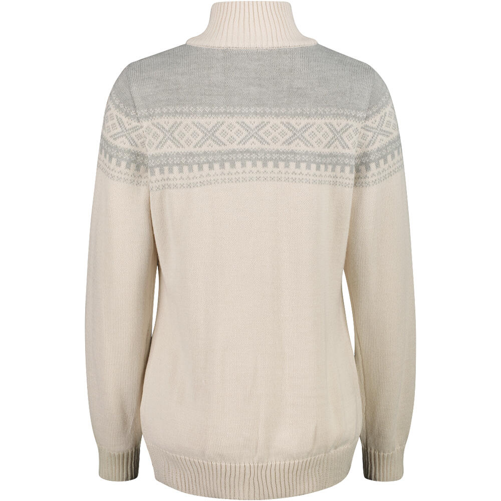Cmp jersey esquí mujer WOMAN SWEAT KNITTED vista trasera